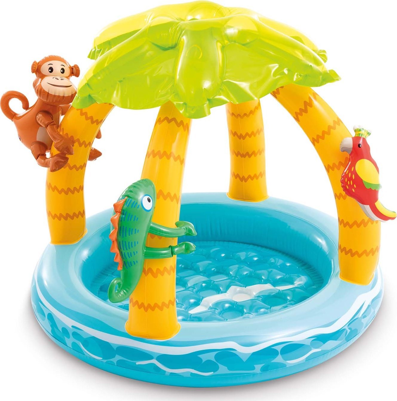 Brodzik z daszkiem Wyspa 102 x 86 cm Intex 58417