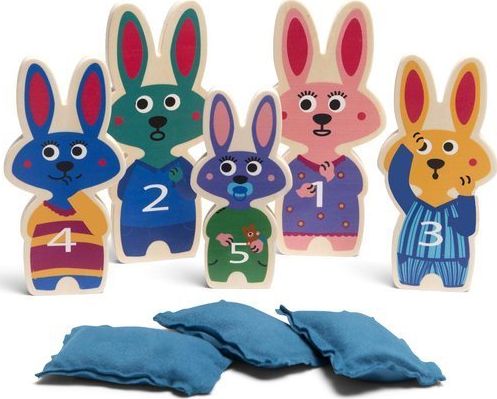 BS Toys BS Toys, Drewniana gra zręcznościowa Króliczki