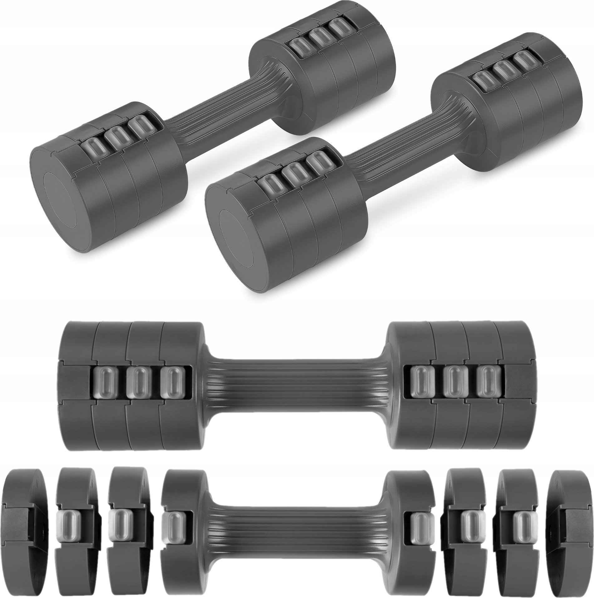 Spokey Zestaw hantli regulowanych Spokey MULTIBELL