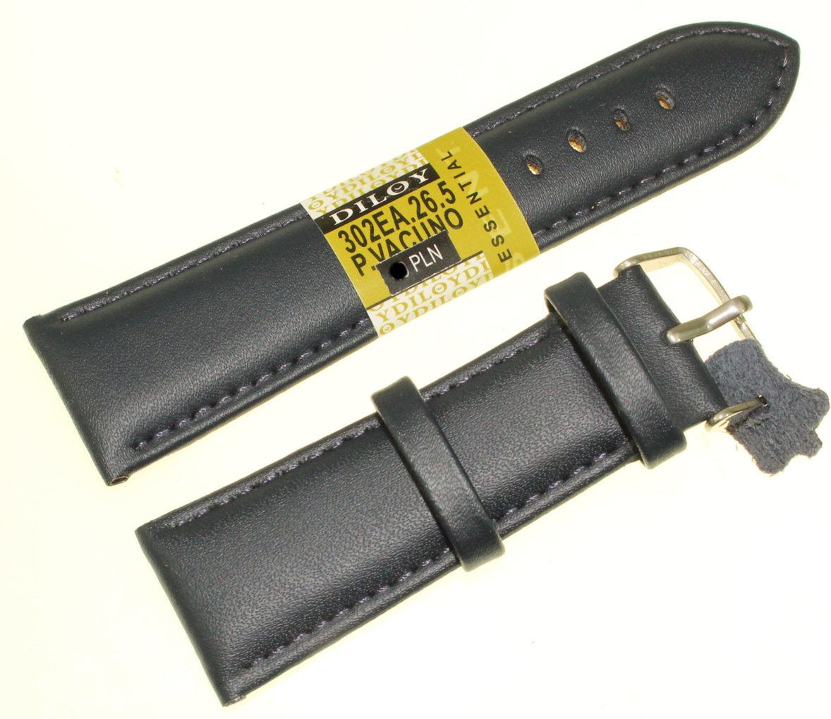 Diloy Skórzany pasek do zegarka 26 mm Diloy 302EA.26.5