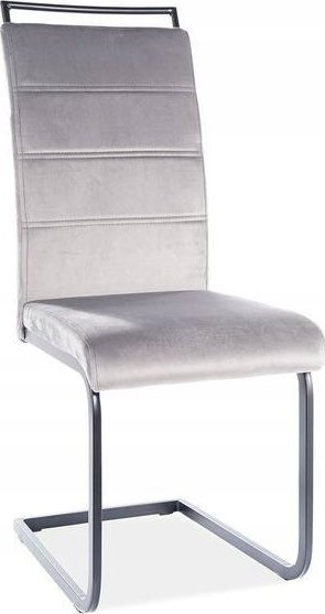 Signal Krzesło 41 x 42 x 102 cm odcienie szarości 1 szt.