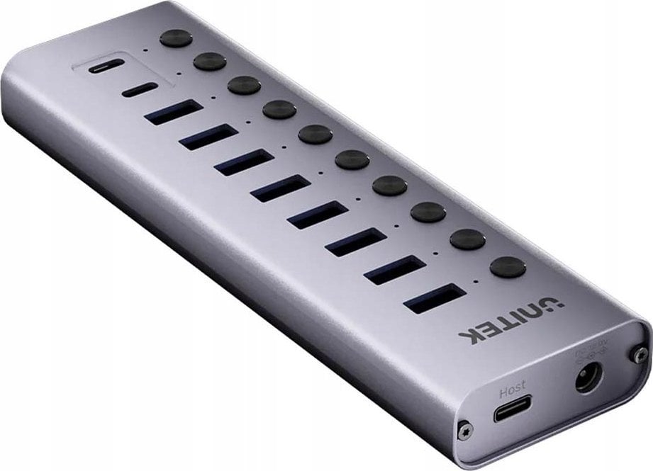 HUB USB Unitek H1315B01 2x USB-C + 8x USB-A 3.0 (H1315B01-EU)