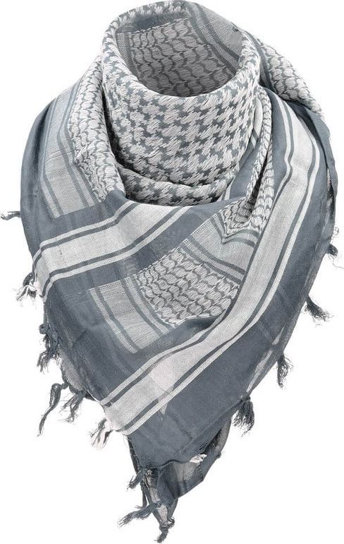 MFH Chusta Arafatka Foliage-Biała