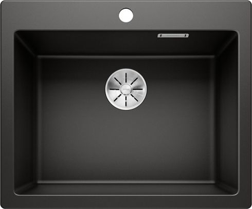 Zlewozmywak Blanco Pleon 6 Silgranit czarny z korkiem InFino (525953)