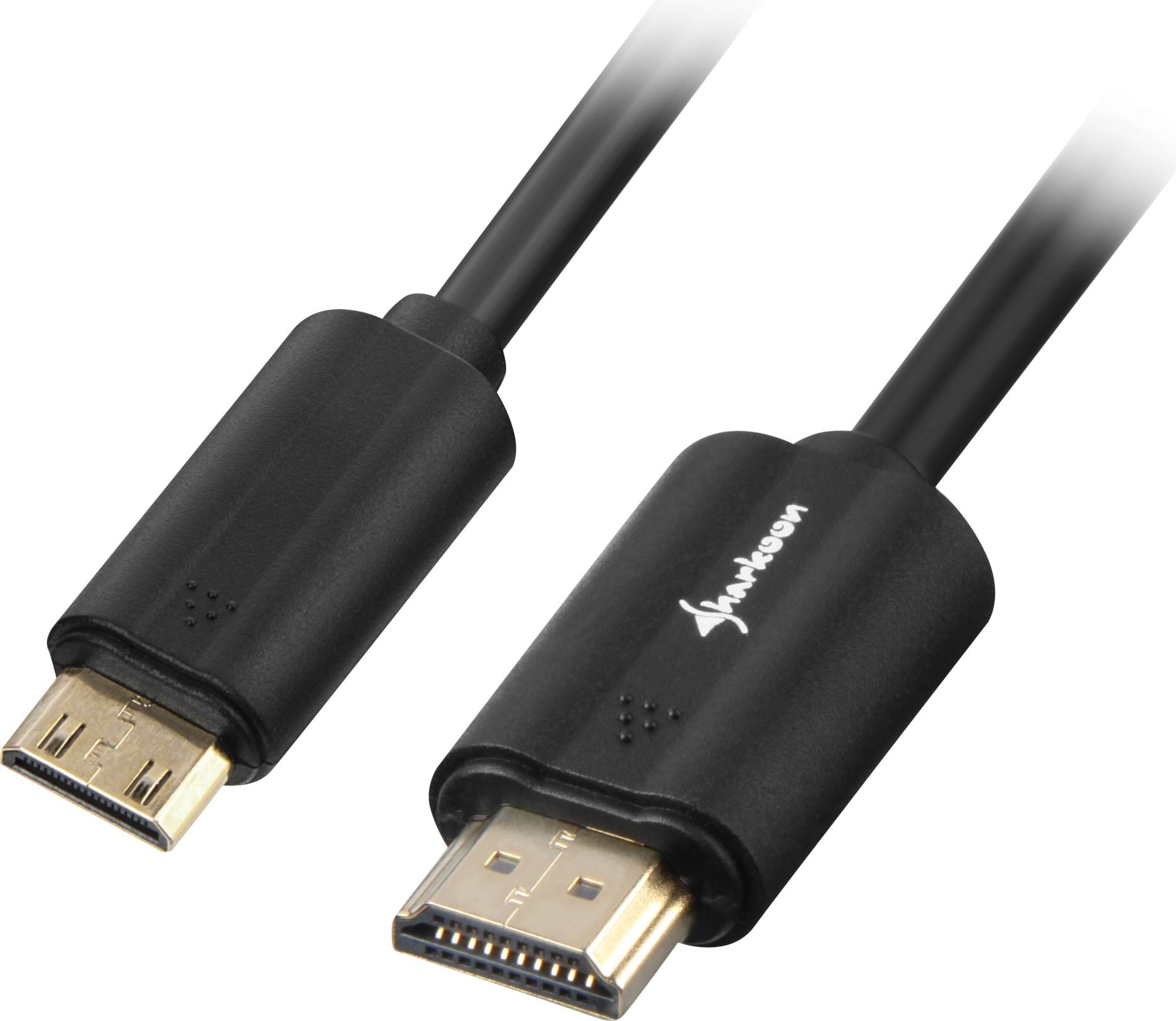 Kabel Sharkoon HDMI Mini - HDMI 2m czarny (4044951018000)