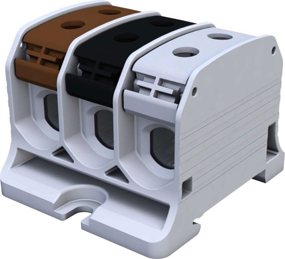 Simet STB 50-3X Złączka szynowa gwintowa Al/Cu 87330 SIMBLOCK brą/cza/sza