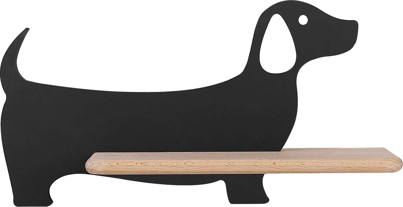 Lumes Czarna lampka dziecięca w kształcie pieska - K047-Ogi