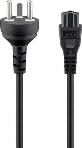 Kabel zasilający Goobay Power Cable Type K (DK) to C5. Black. 2.0 m.
