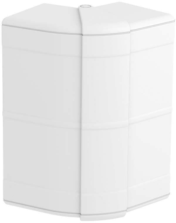 Bettermann Naroże zewnętrzne ruchome do kanału Rapid 45-2 140mm białe (6113230)