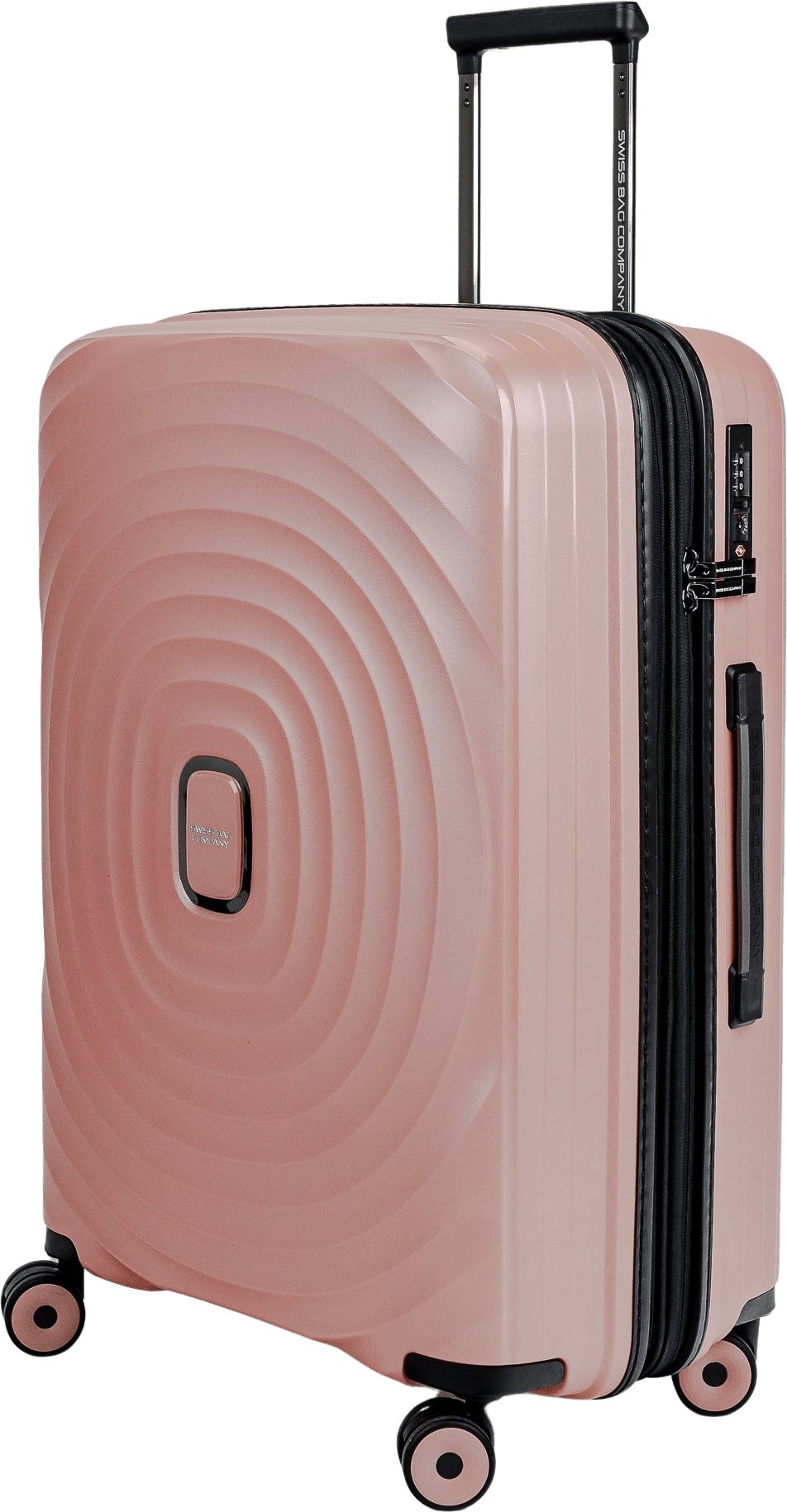 Średnia walizka SwissBags Echo 67 cm Różowy Uniwersalny
