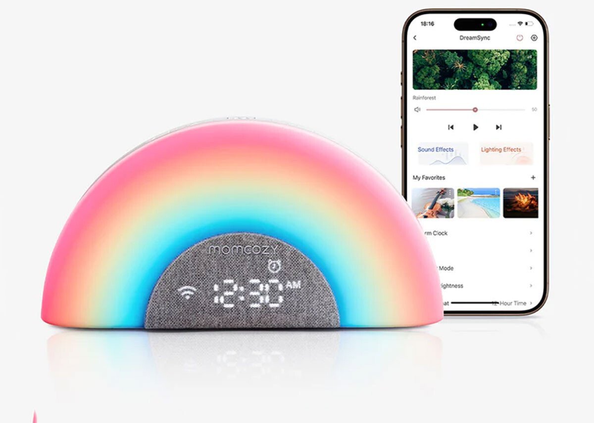 Momcozy RAINBOW WHITE NOISE MACHINE GRAY