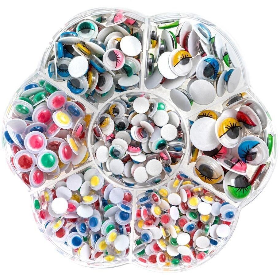 Samoprzylepne ruchome oczka 550szt