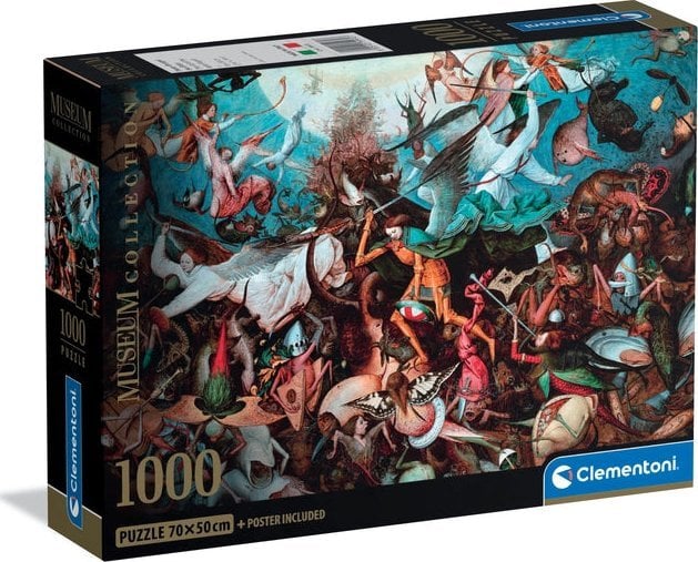 Clementoni Puzzle Compact Museum Bruegel: The Fall Of The Rebel 1000 elementów (39972)