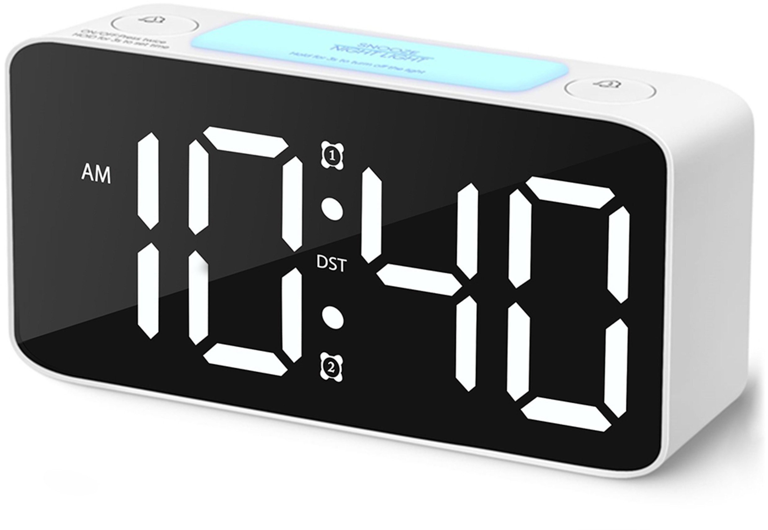 ZEGAR ELEKTRONICZNY RGB YF6612-WHITE