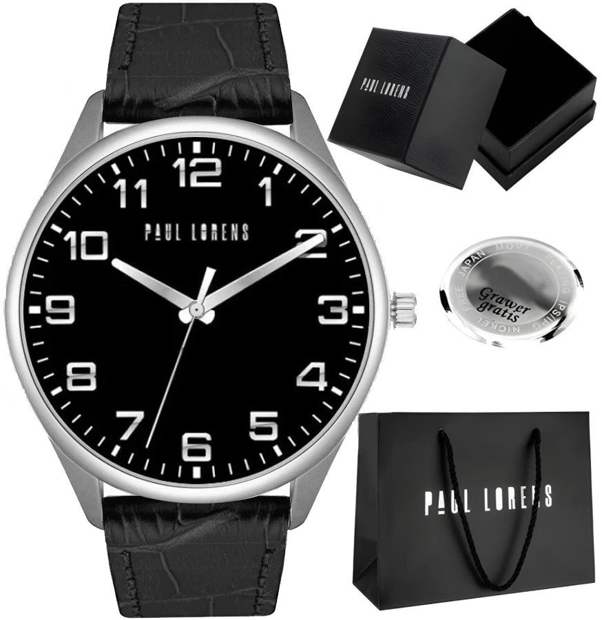 Zegarek męski Paul Lorens BANGIO-PROF Z GRAWEREM
