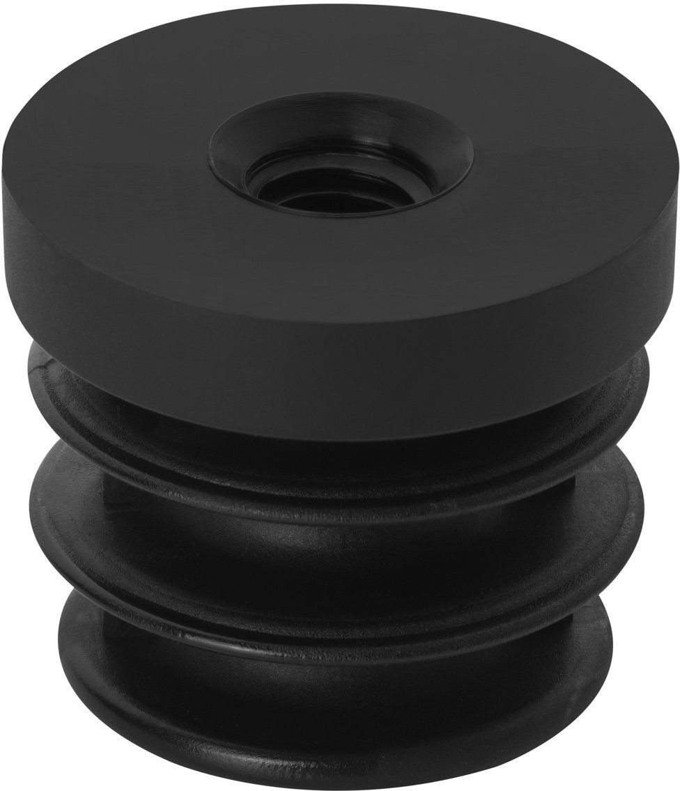PADS FEET PLASTIC ROUND 30MM BLACK 2PCS