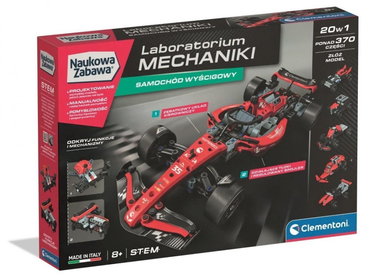 Laboratorium mechaniki samochód wyścigowy