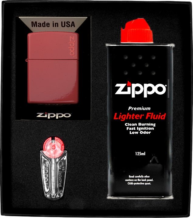 Zestaw ZIPPO Zapalniczka BRICK LOGO Prezentowy No1