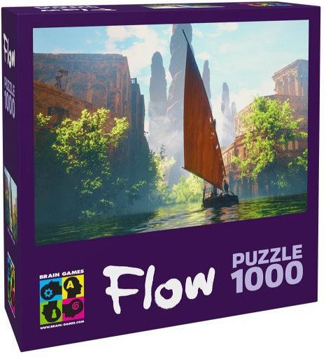 Puzzle 1000 elementów Flow Łód