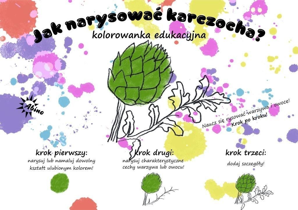 Abino Jak narysować karczocha?