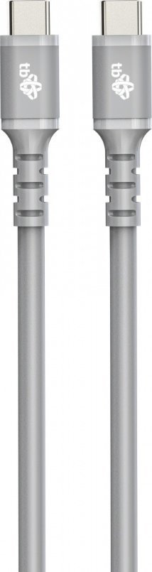 Kabel USB TB Print USB-C - USB-C 1 m Szary (AKTBXKUCC2SI10G)