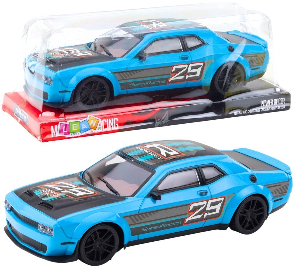 Samochód Sportowy Wyścigowy Napęd Na Tył Niebieski