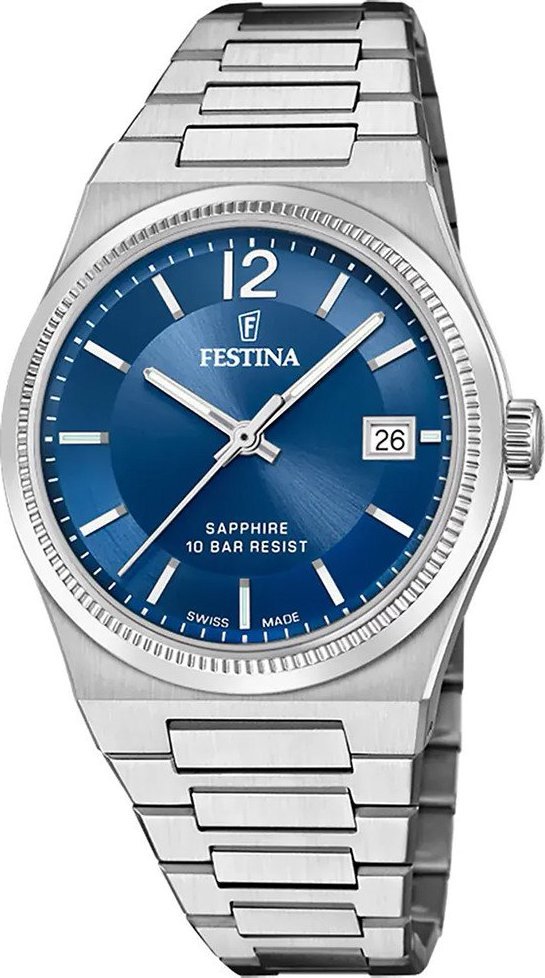 Zegarek Festina Zegarek damski Festina F20035-4 srebrny