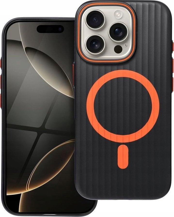 Futerał SIMPLY kompatybilny z MagSafe do IPHONE 16 Plus tytan czarny