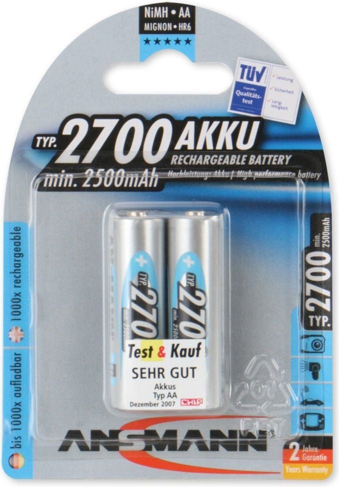 Ansmann Akumulator AA / R6 2700mAh 2 szt.
