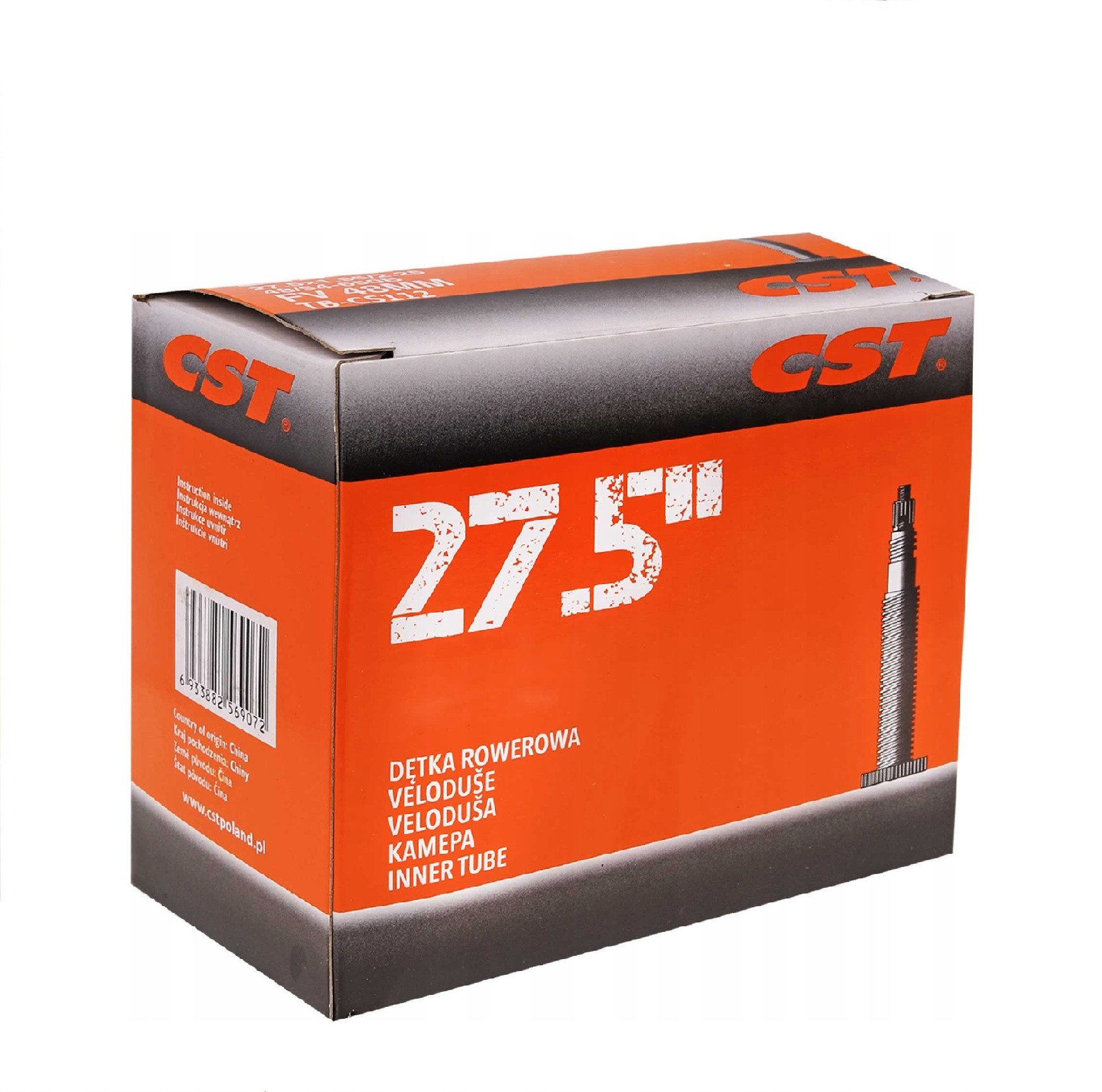 Dętka CST 27,5" x 2,70-3,00 FV-48mm Presta TB-CS141 Uniwersalny