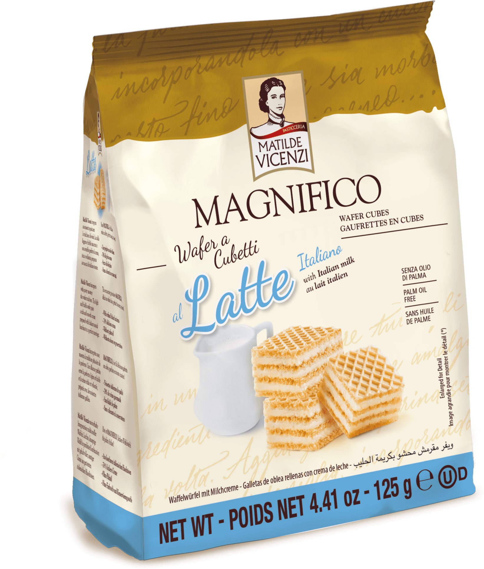 Wafelki Waffer Latter 125g - Matilde Vicenzi