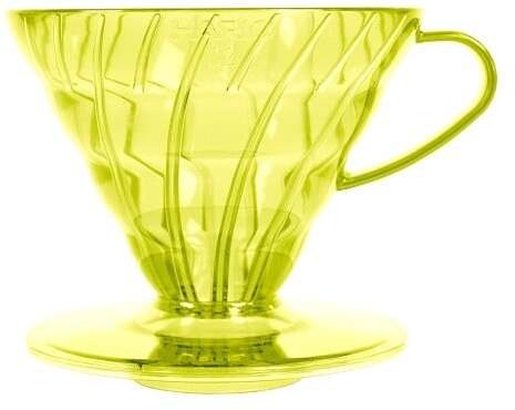 Hario Plastikowy Drip V60-02 Słonecznikowy Żółty