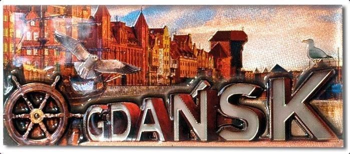 Pan Dragon Magnes I love Poland Gdańsk ILP-MAG-C-GD-04