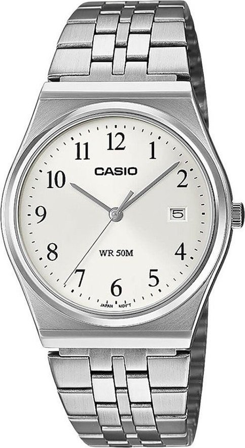 Zegarek Casio Zegarek męski Casio MTP-B145D-7BVEF srebrny