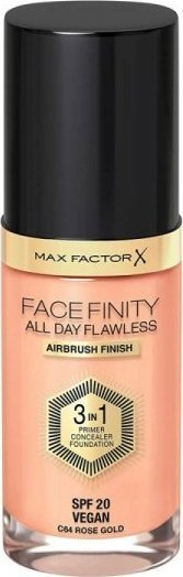 MAX FACTOR Kremowy podkład do makijażu Max Factor Facefinity 3 w 1 Spf 20 N 64-rose gold 30 ml