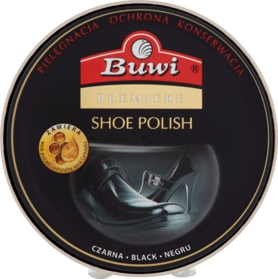 Pasta do butów BUWI 40ml - Czarna
