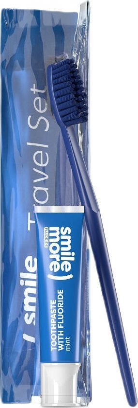 HiSkin Smile zestaw pasta do zębów 30ml + szczoteczka do zębów Blue