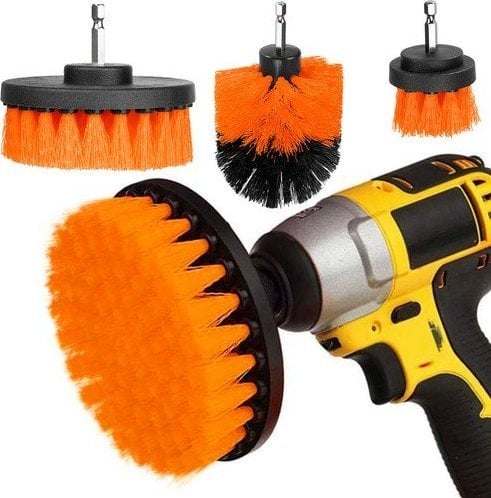 Bigstern Szczotki sprzątające na wiertarkę - 4 szt.