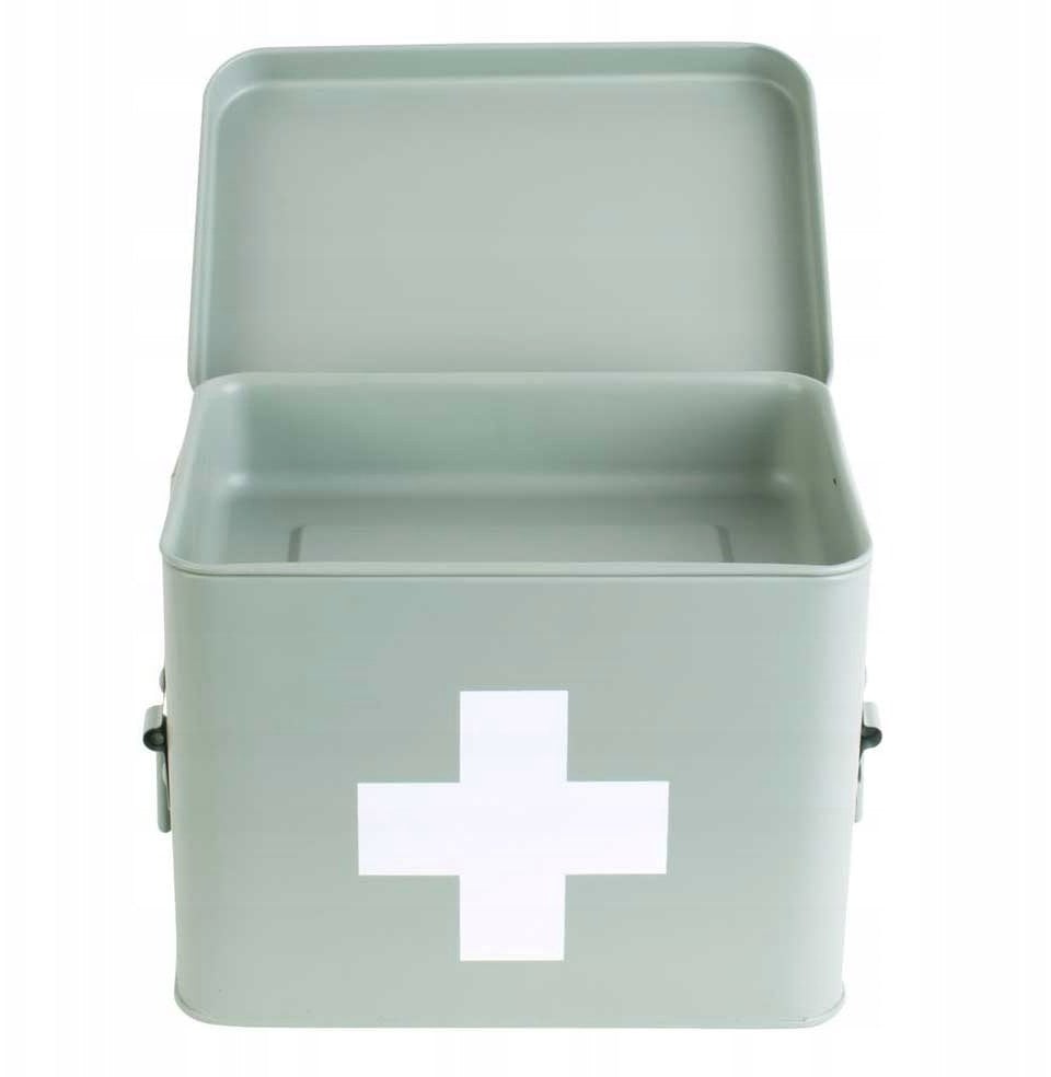 Metalowa apteczka present time, 21,5 x 15,5 x 16 cm