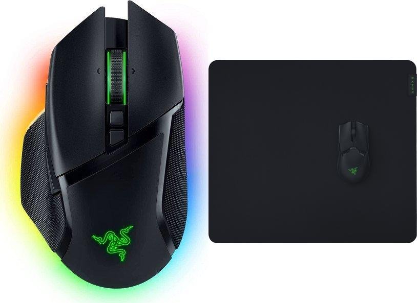 Mysz Razer Basilisk V3 Pro (RZ01-04620100-R3G1) + Podkładka Razer Gigantus V2 L (RZ02-03330300-R3M1)