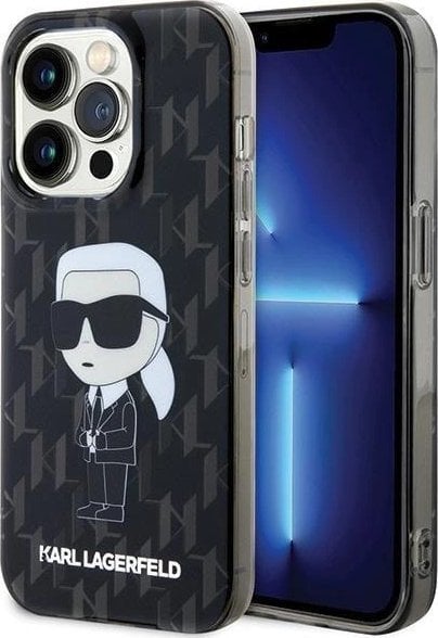 Karl Lagerfeld Karl Lagerfeld KLHCP15XHNKMKLK iPhone 15 Pro Max 6.7" czarny/black hardcase Monogram Ikonik