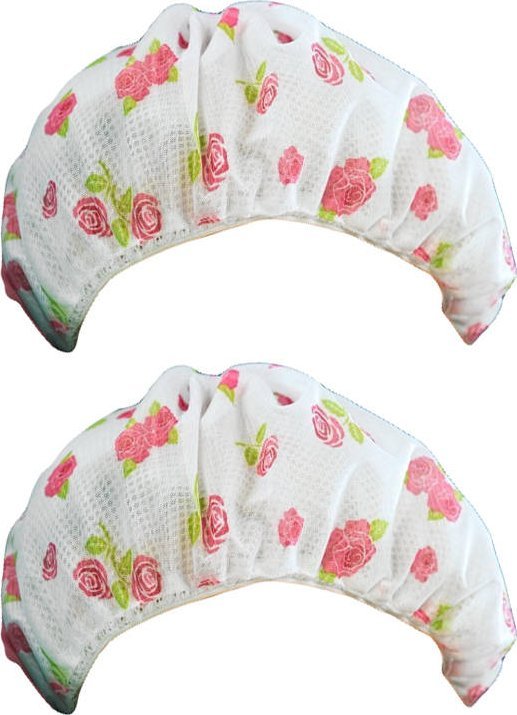 Maximex Siatka na włosy do spania, 2 sztuki, Ø 34 cm, różany wzór