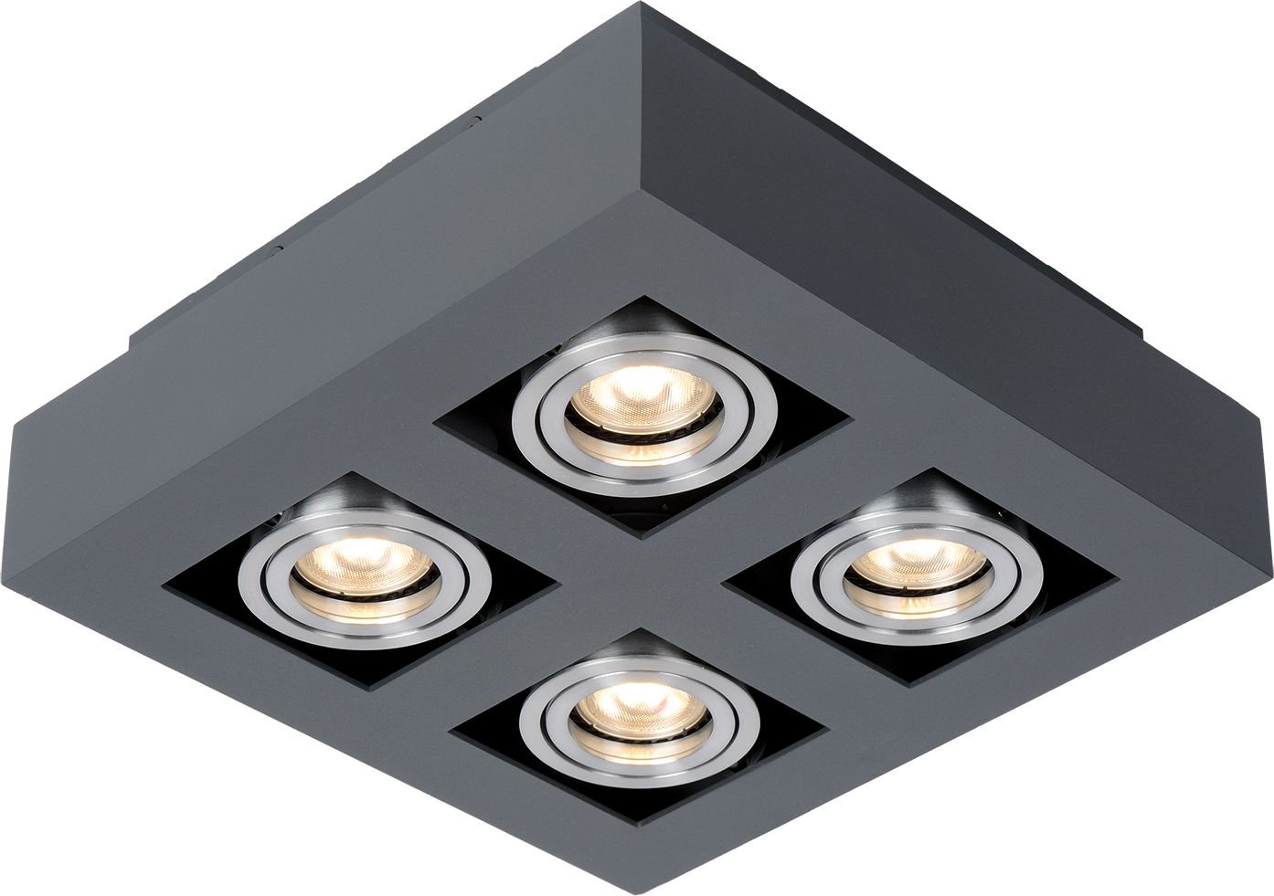 Lampa sufitowa Italux Casemiro 4x50W (IT8002S4-BK/AL)