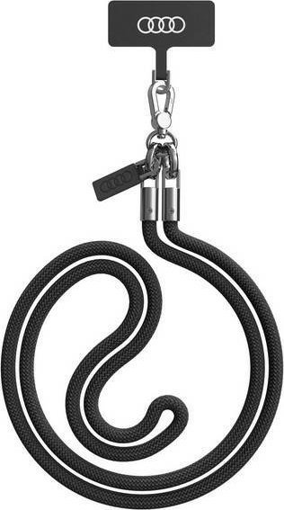 Audi Audi uniwersalna smycz do telefonu 120cm 8mm crossbody czarny/black AU-CBL8-R8/D1-BK