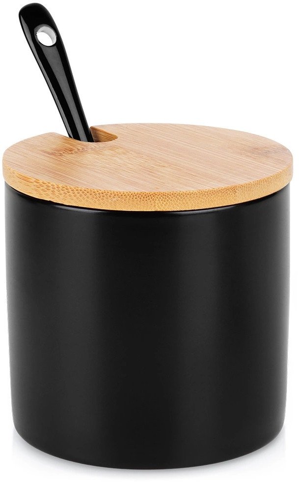 Cukierniczka ceramiczna 250 ml czarna Vilde 139681