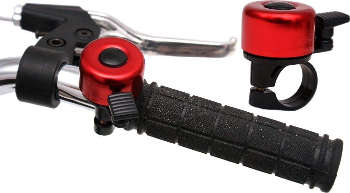 XQMax DZWONEK ROWEROWY GRUSZKA ŚR 35MM XQMAX CZERWONY