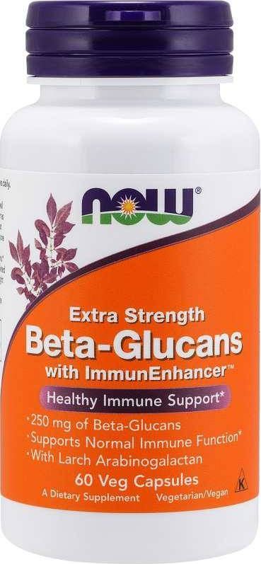 NOW Foods NOW Foods - Beta-Glucans z ImmunEnhancer, 250mg, 60 vkaps