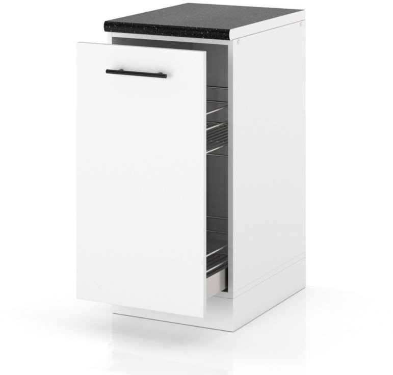 Szafka Kuchenna Stojąca Z Blatem Szafka Cargo 60cm Spremium Biały Mat