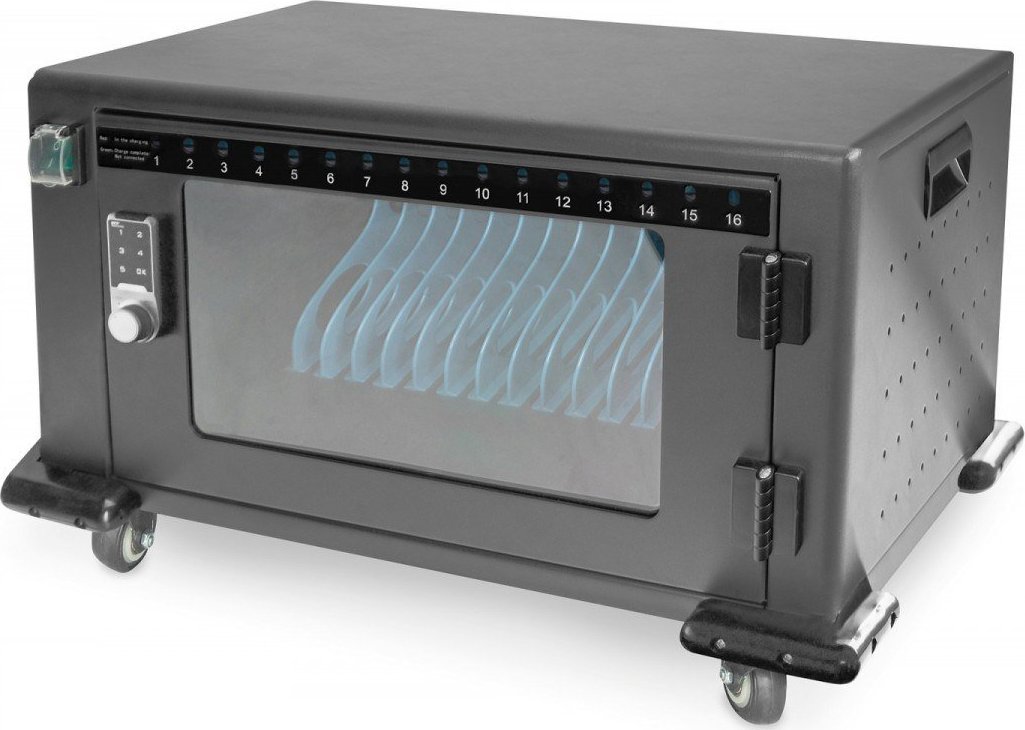 Szafa Digitus Szafa mobilna DIGITUS na kółkach do ładowania notebooków/tabletów do 14"