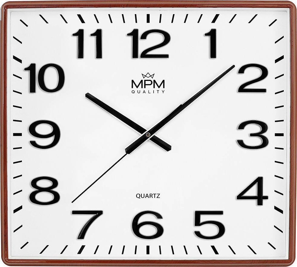 MPM Zegar ścienny MPM E01.4225.50 cichy 50x45 cm